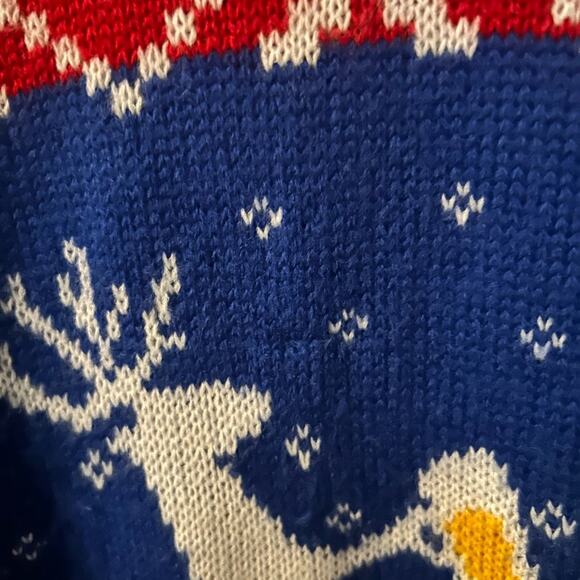 Jolly Sweaters Ugly Christmas Drinking Reindeer Sweater S Holiday Cozy Casual - Picture 7 of 12